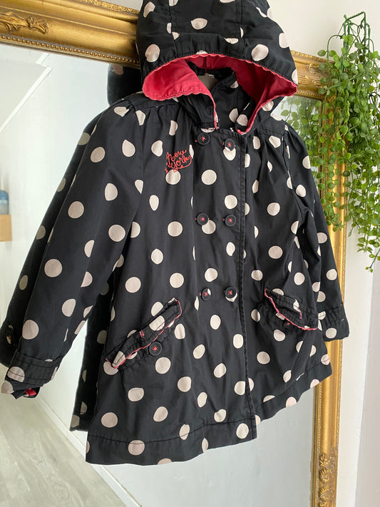 Veste à pois 4ans