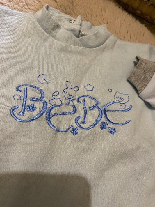 Lot 2 pyjamas bébé – Sans marque – 3 mois