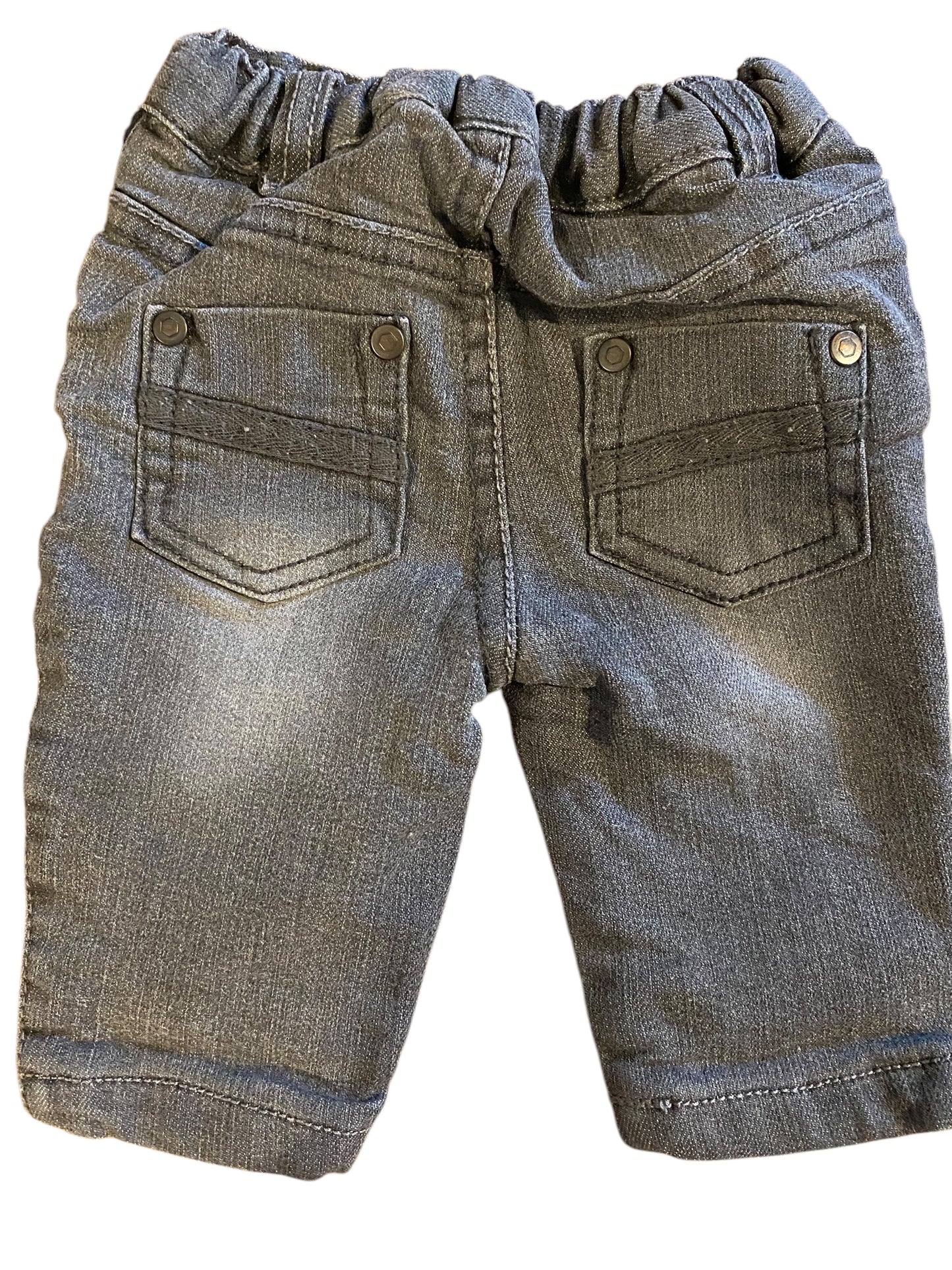 Jeans gris 1 mois