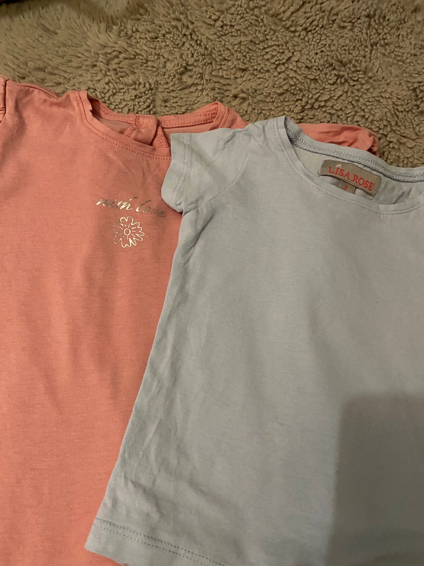 Lot de 4 t-shirts manches courtes bébé