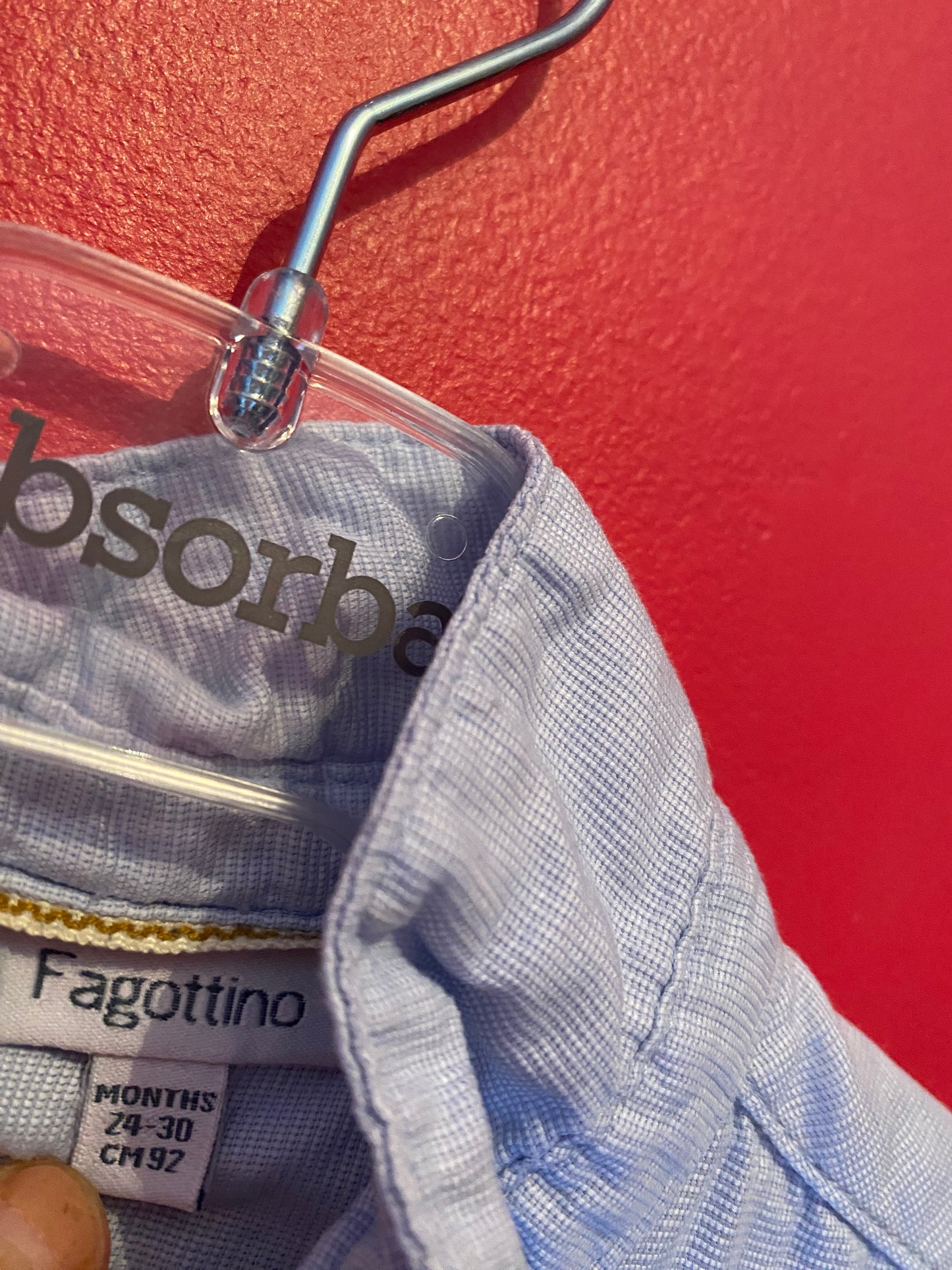 Chemise Bébé Garçon FAGOTTINO – Rayée Bleu – 24/36 Mois