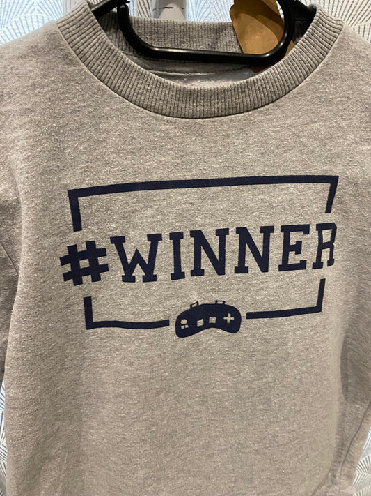 Sweat gris “Winner” – 6 ans – Orchestra