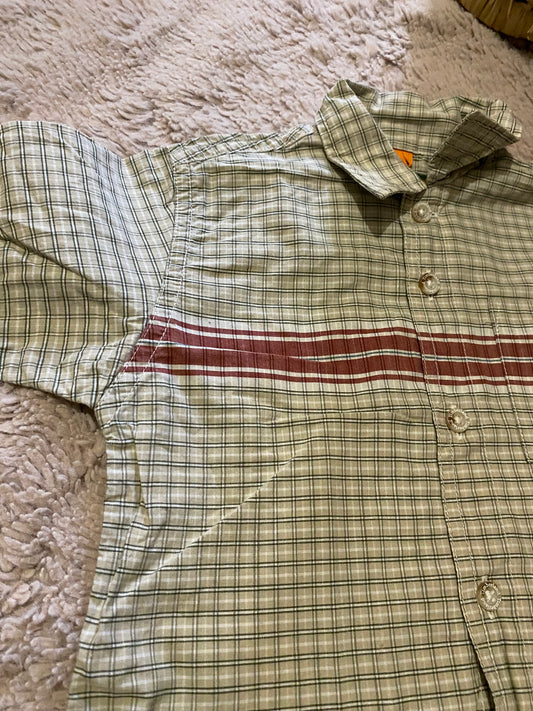 Lot 2 chemises bébé 12 mois – Timberland + sans marque – été – très bon état