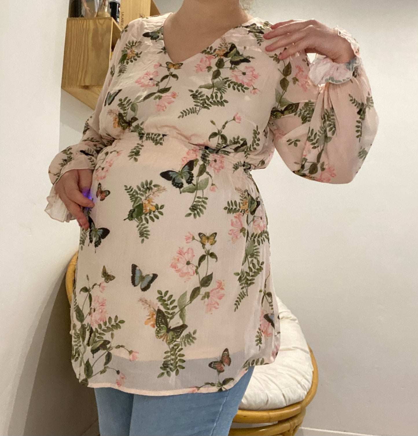 Blouse à fleurs