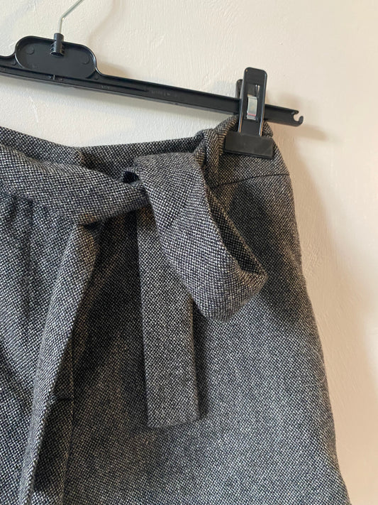 Short gris chiné avec ceinture – Taille 38 – IMC