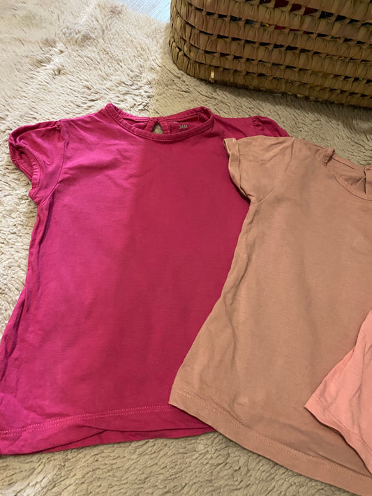 Lot de 4 t-shirts manches courtes bébé