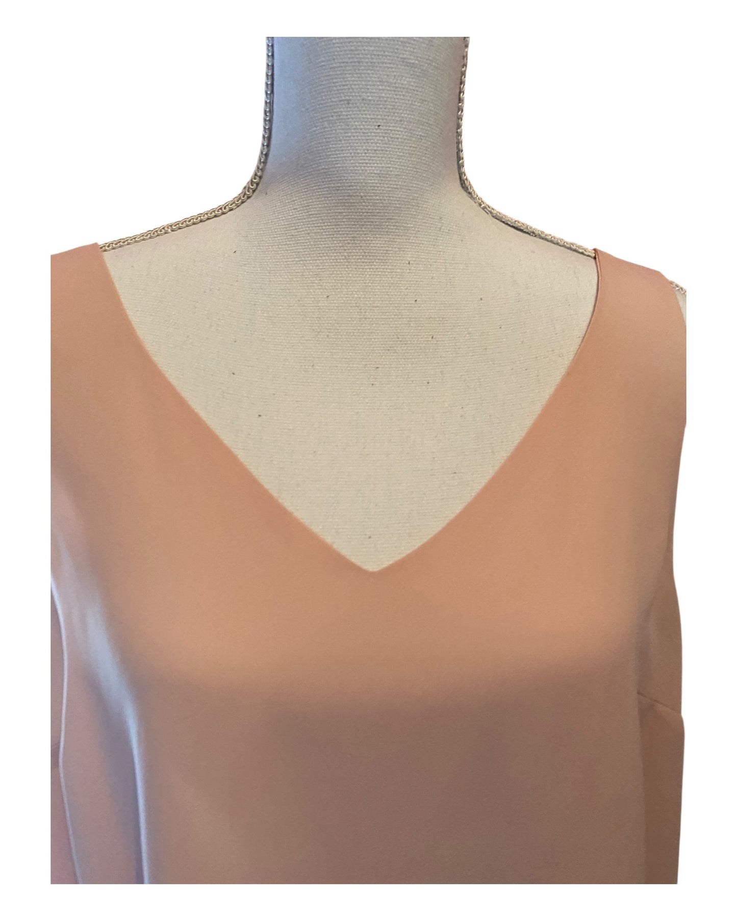 👚 Débardeur femme 44 – Wallis – rose poudré – décolleté en V – chic & fluide
