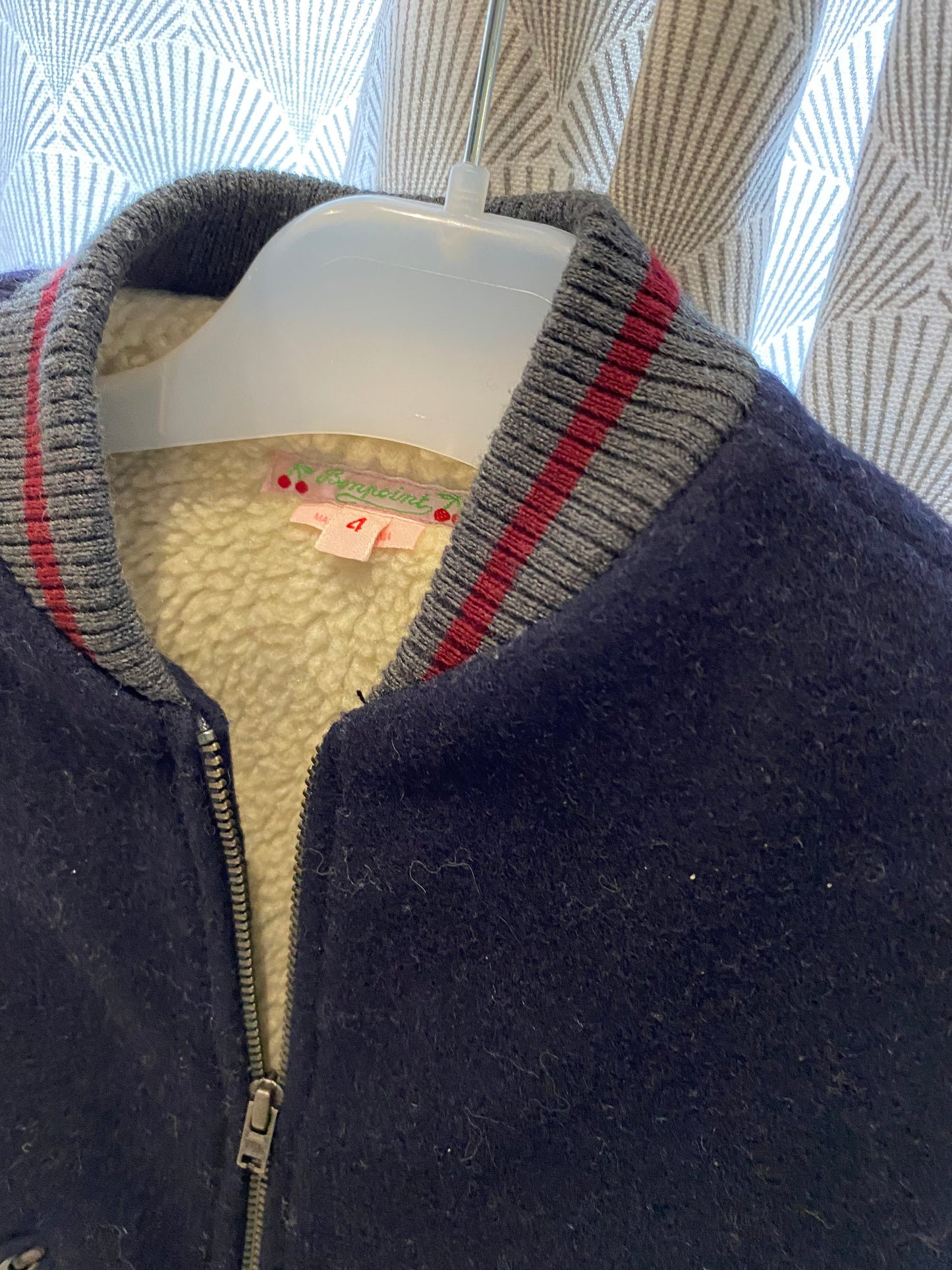 Veste aviateur intérieure mouton – Bonpoint – 4 ans