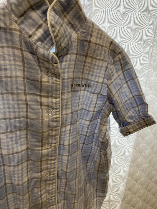 Pyjama chic à carreaux – Cyrillus – 3 mois