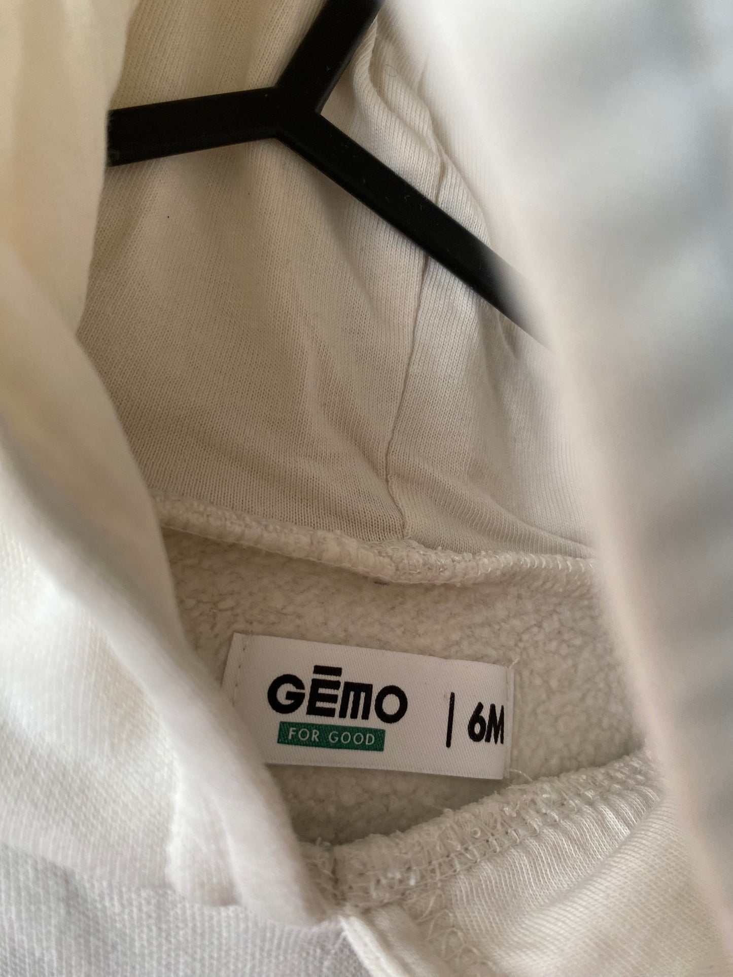 Sweat écru – 6 mois – Gémo