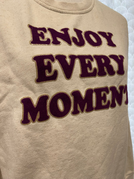 Sweat crème avec écriture tendance – T.M – Gémo