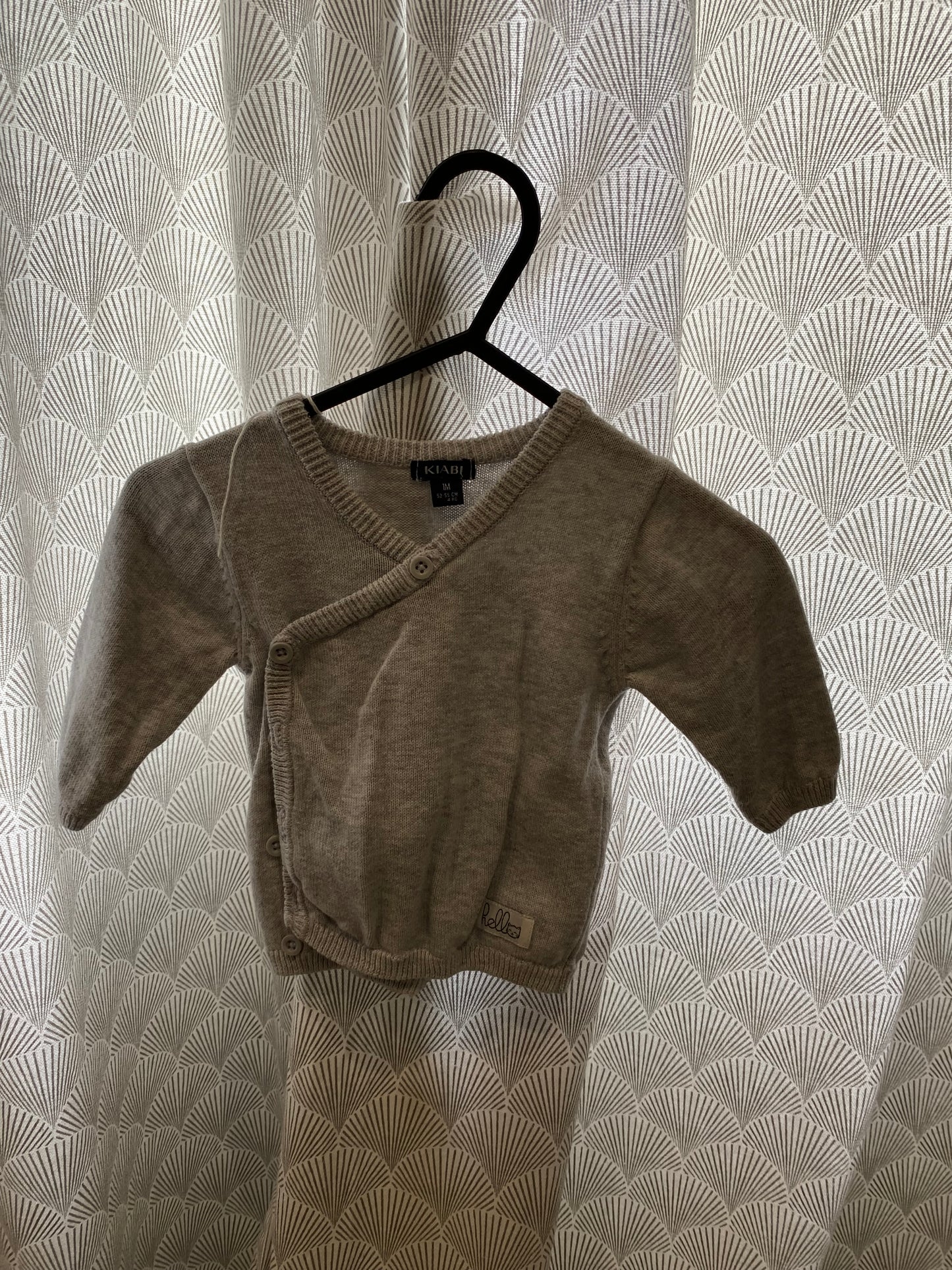Brassière grise en maille – 1 mois – Kiabi
