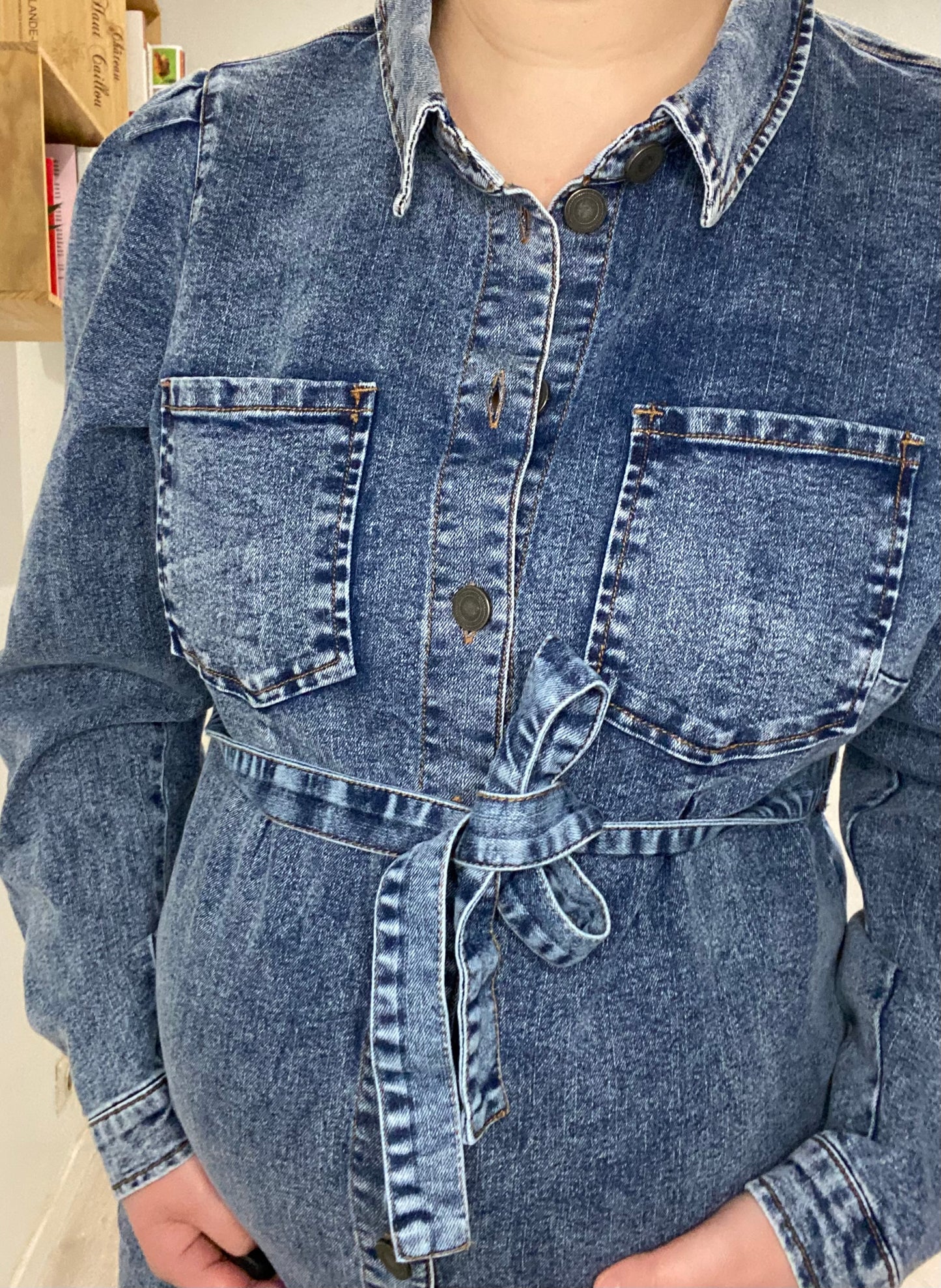 Robe effet Jeans L