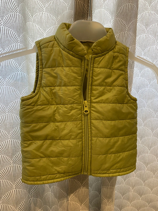 Doudoune sans manches verte – Sans marque – 12 mois