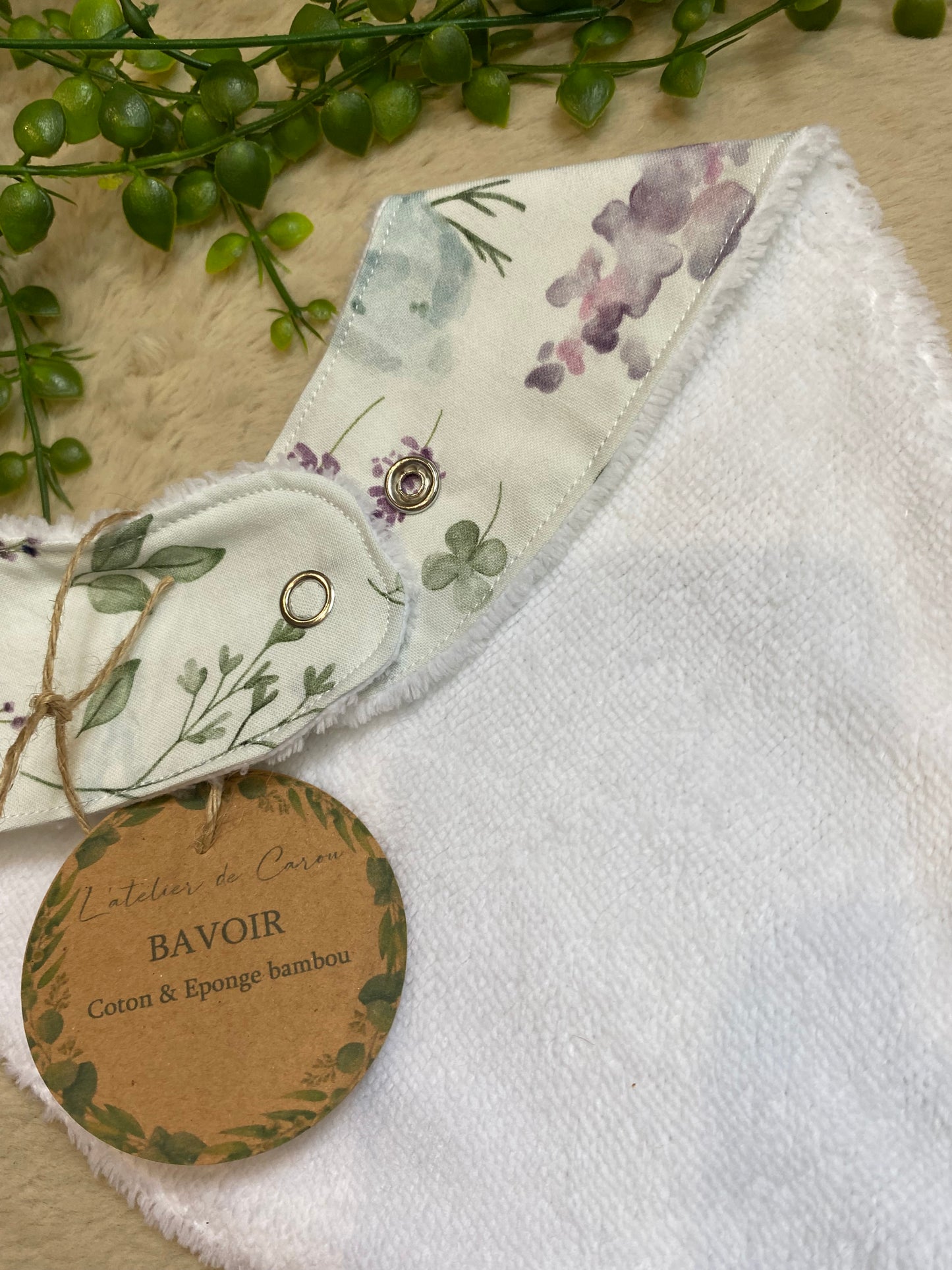 Bavoir printemps