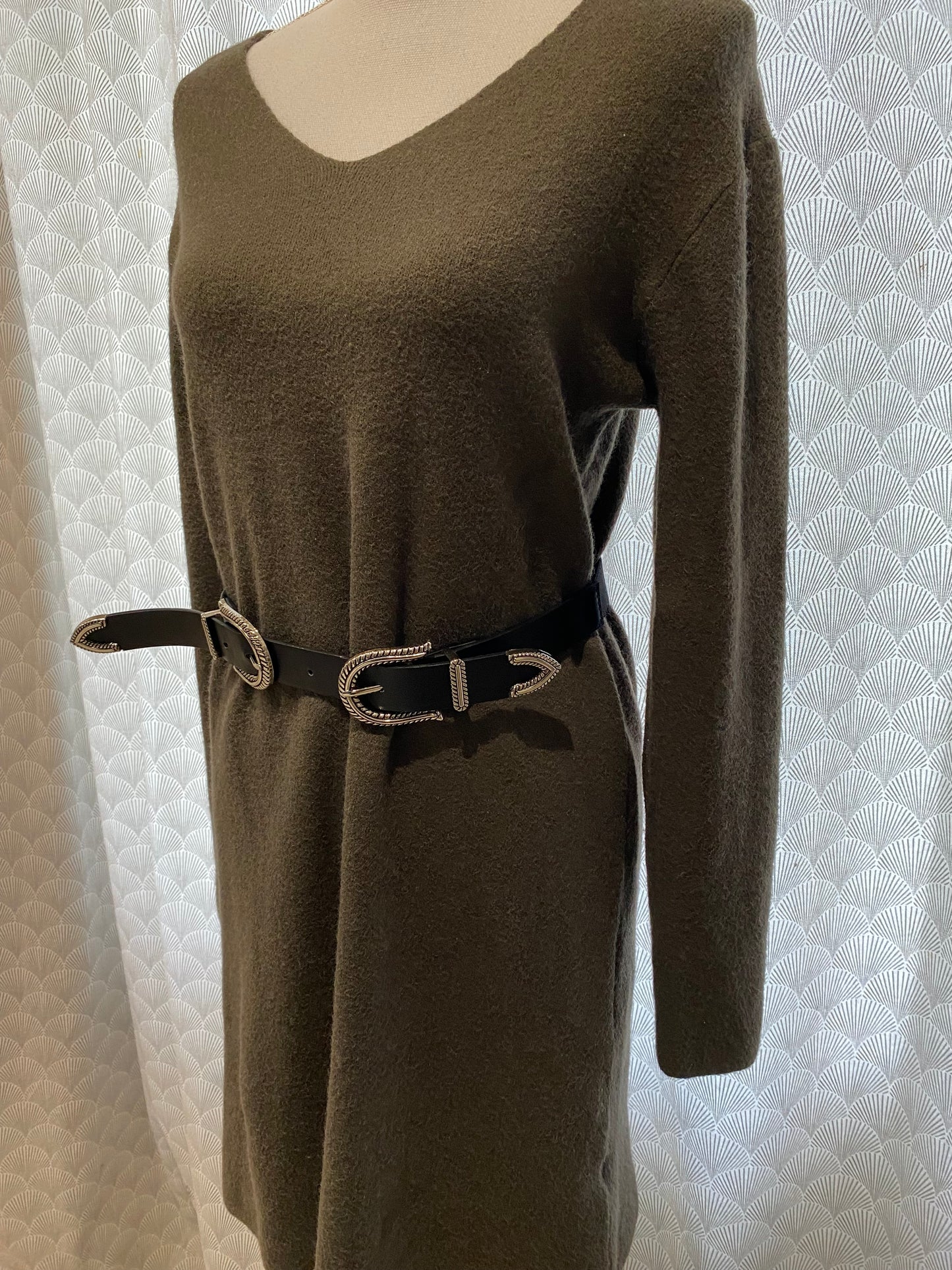 Robe kaki effet doudou – T.U (M/L) – Whoo