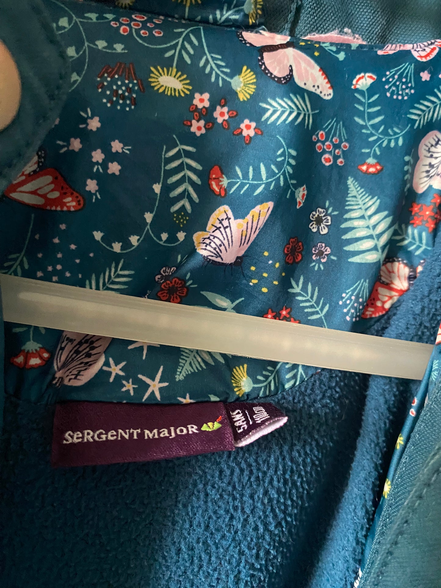 Manteau bleu canard doublé polaire Sergent Major – 5 ans