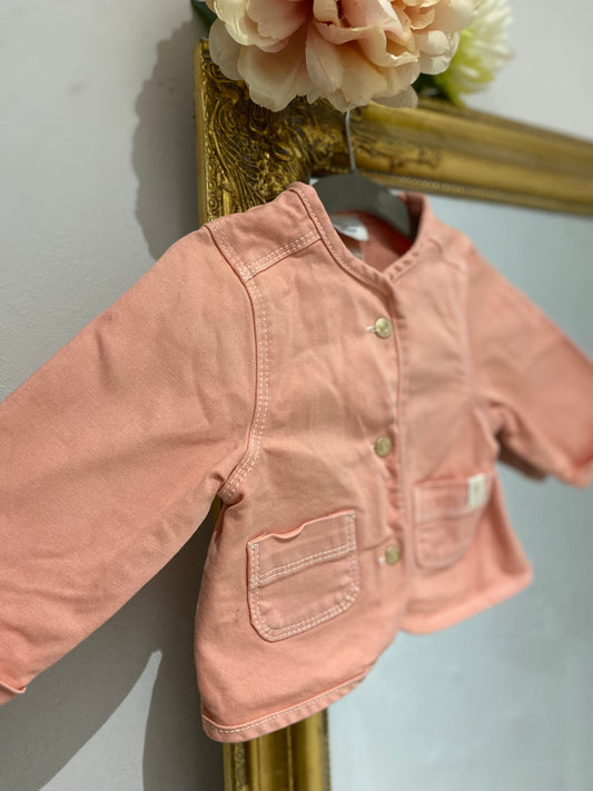 Veste vieux rose 6 mois