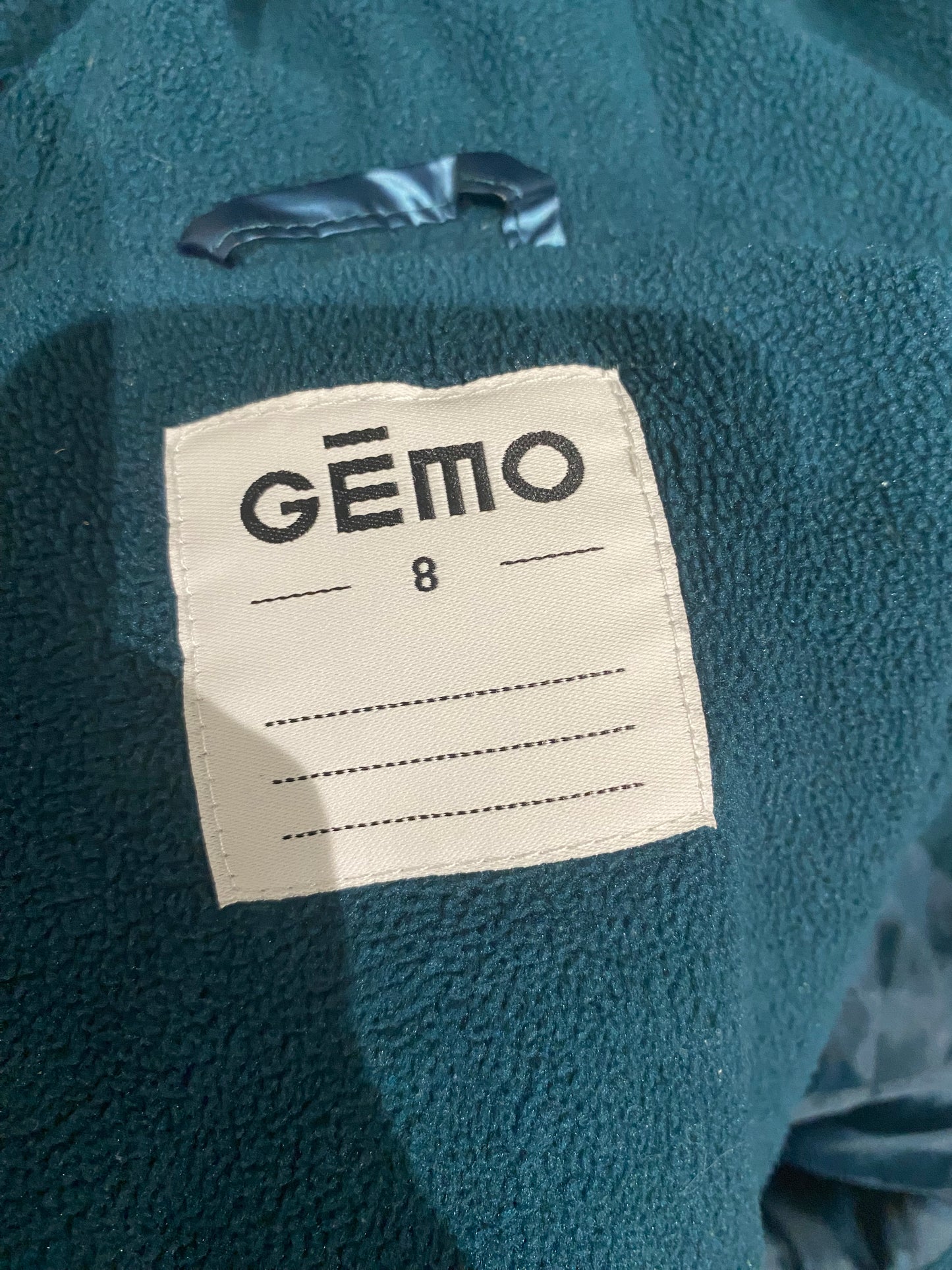 ❄️ Doudoune bleue – Gemo – 8 ans – capuche sans fourrure