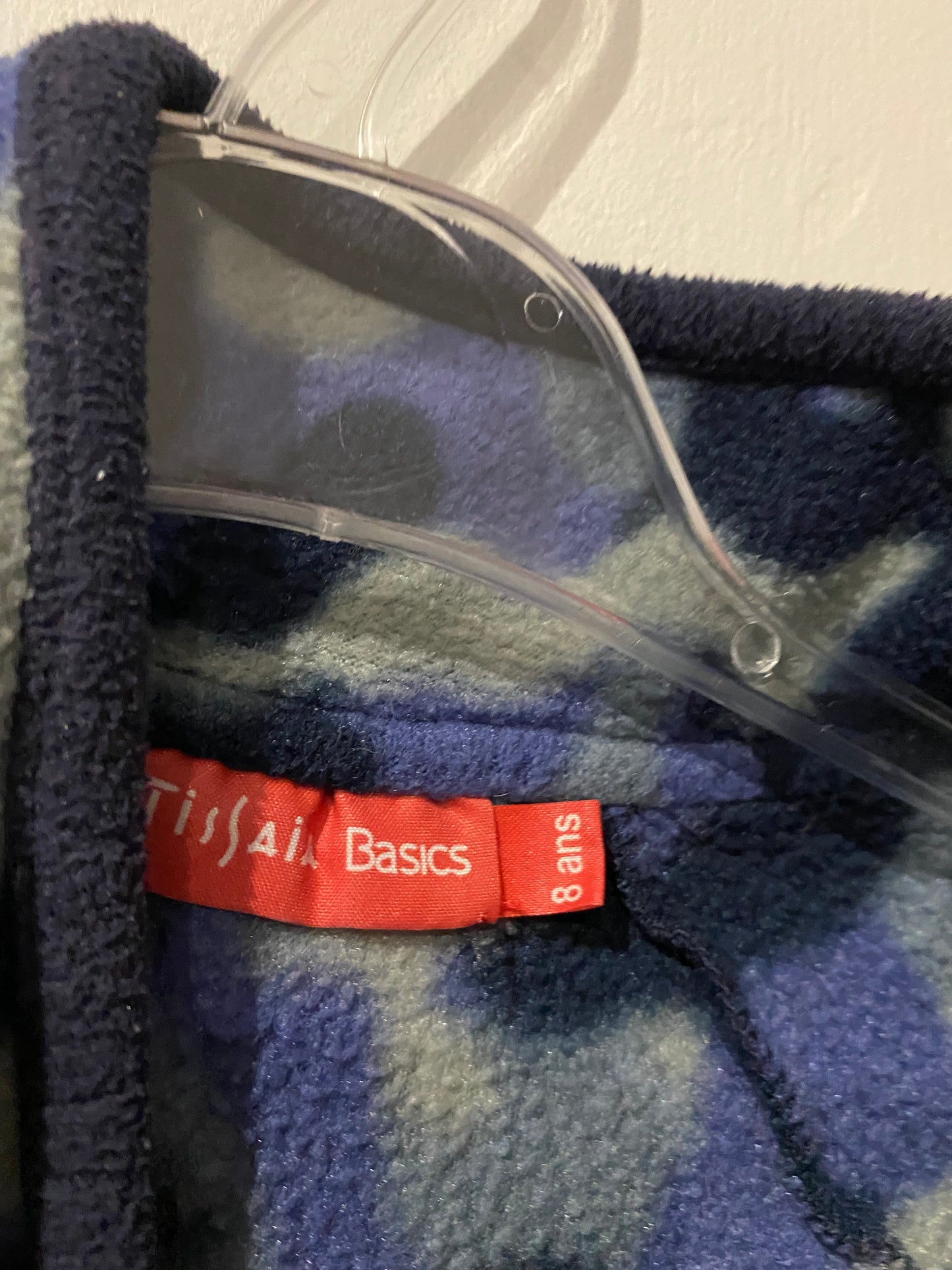 Polaire camouflage bleu – 8 ans – TEX