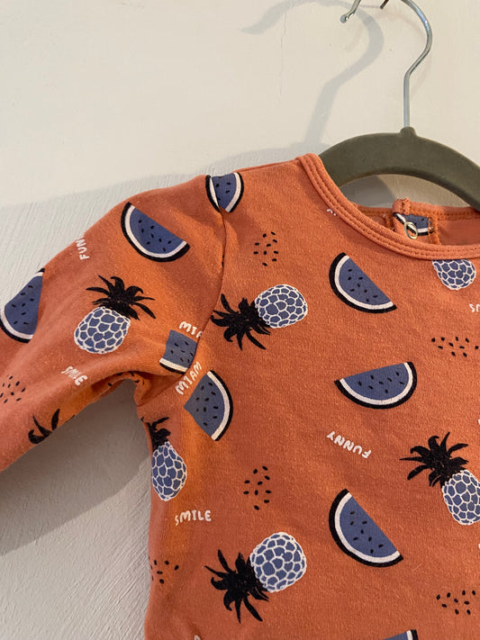 Pyjama bébé 6 mois - Motif fruits - Gémo