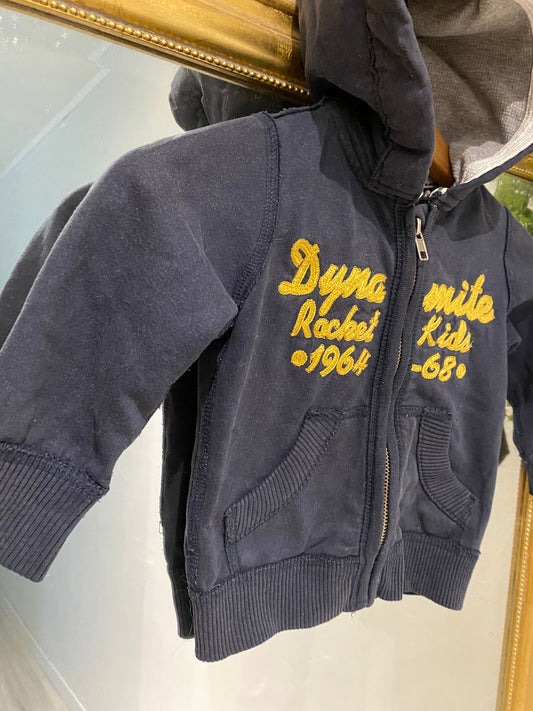 Sweat zippe 2 ans