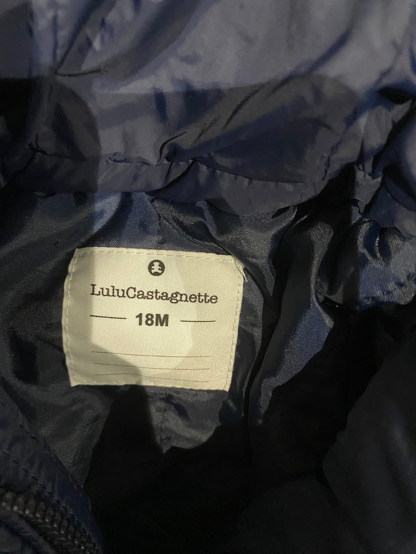 🧥 Duffle-coat avec capuche – Lulu Castagnette – 18 mois