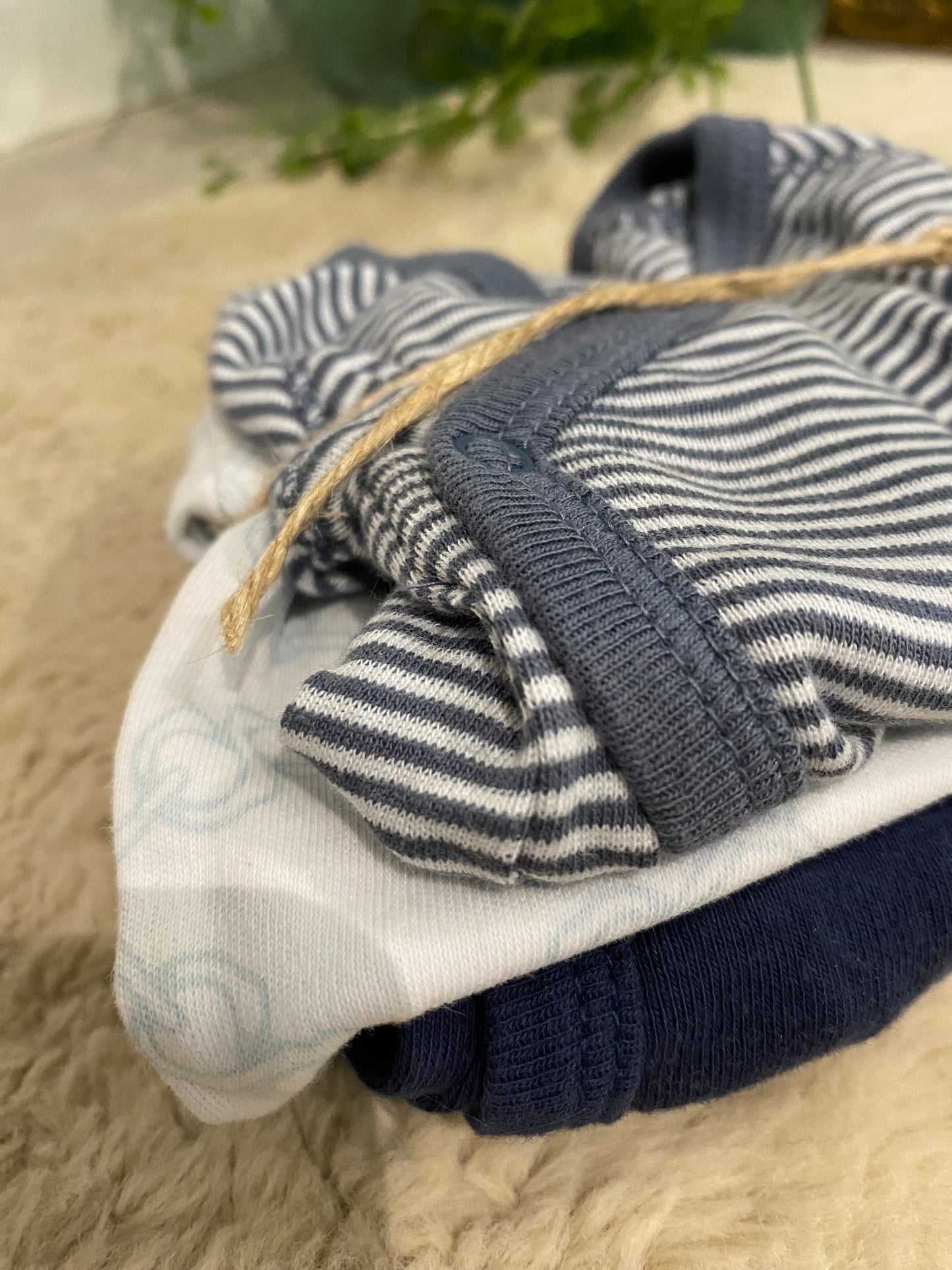 Lot de 3 bodies manches longues bébé – 1 mois – Kiabi