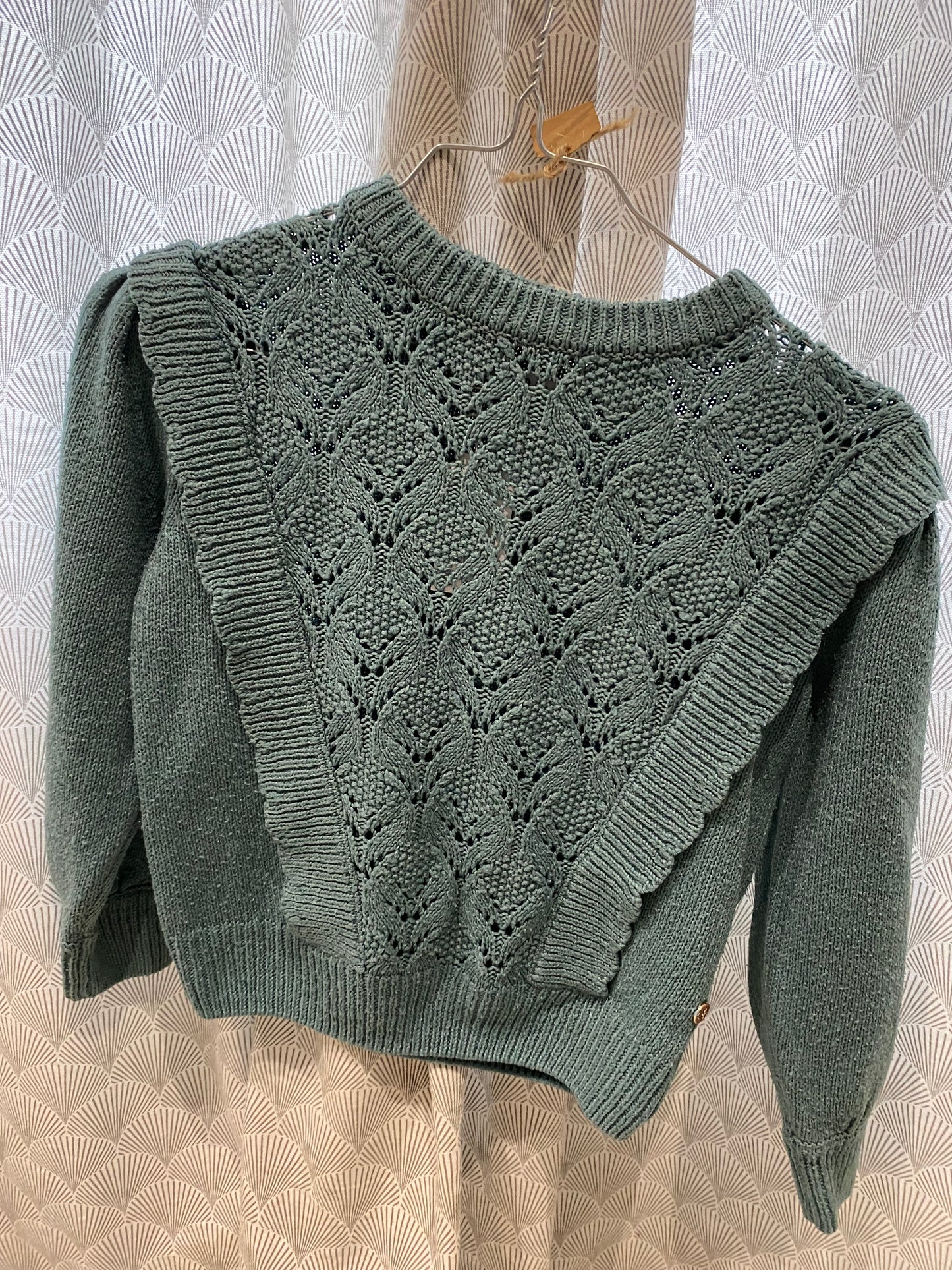 Pull sauge – 8 ans – Lulu Castagnette