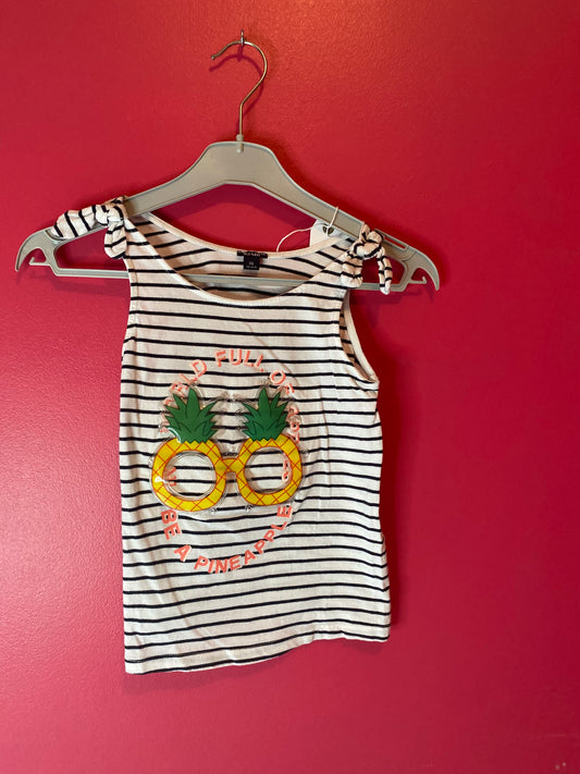 Débardeur rayé lunette 8 ans