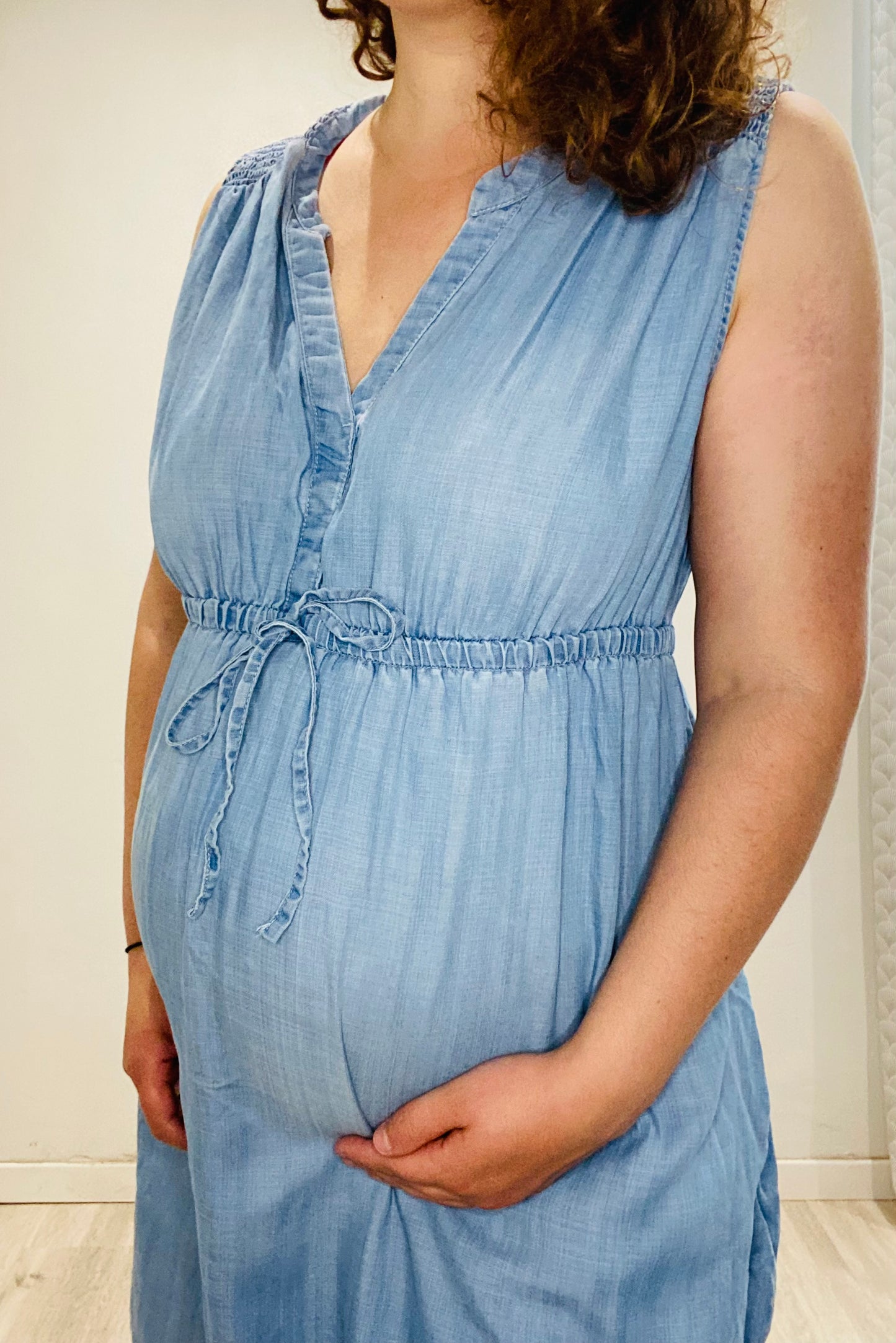 Robe effet jeans L