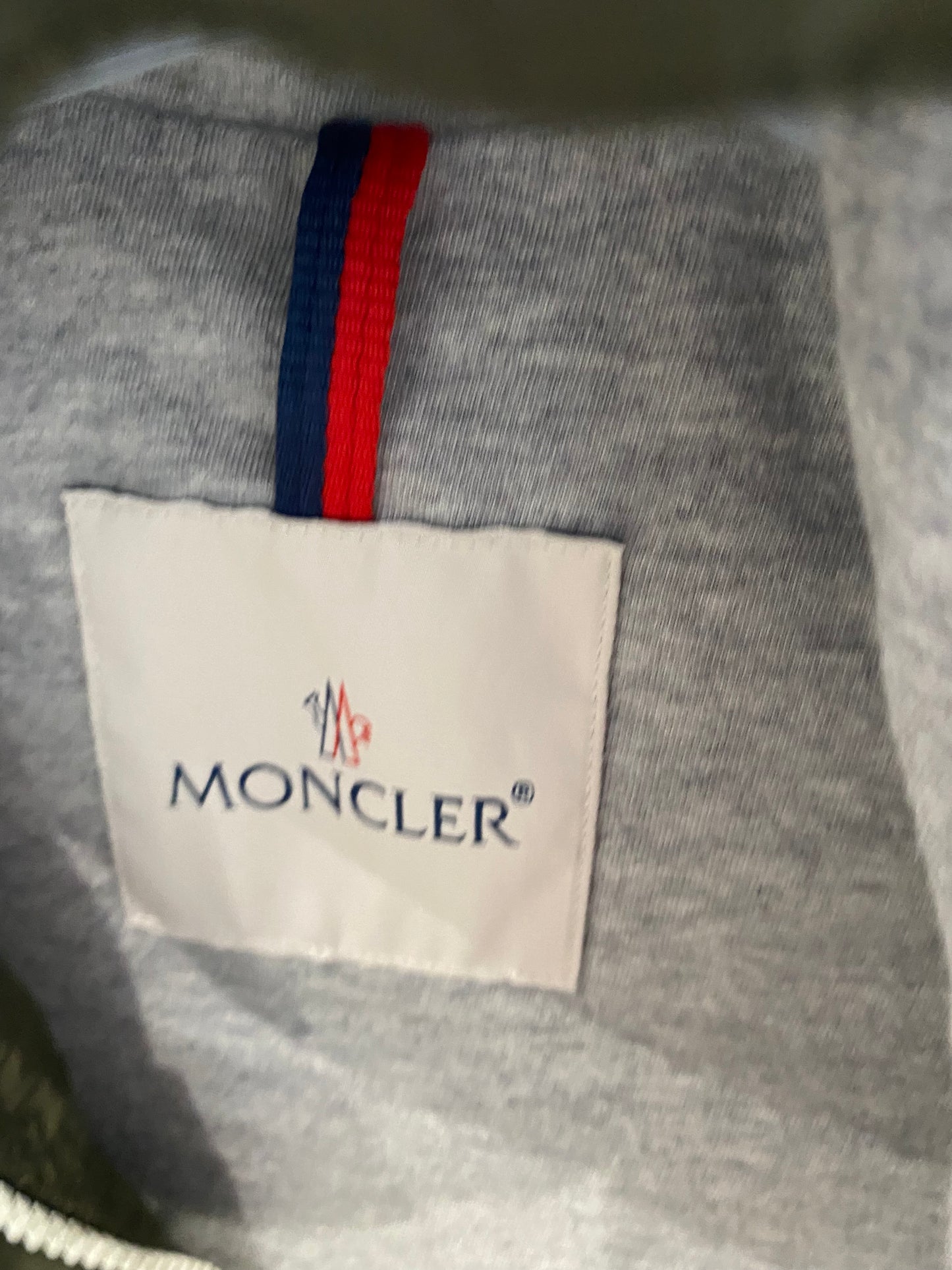 Coupe-vent K-way kaki – Moncler – 4 ans