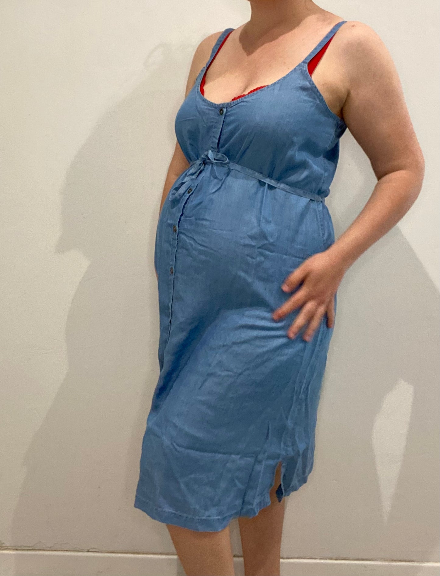 Robe effet jeans