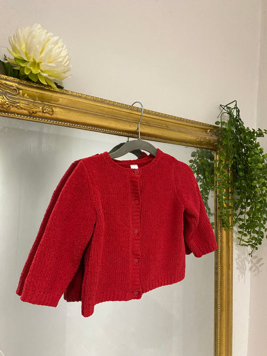Gilet rouge 18 mois