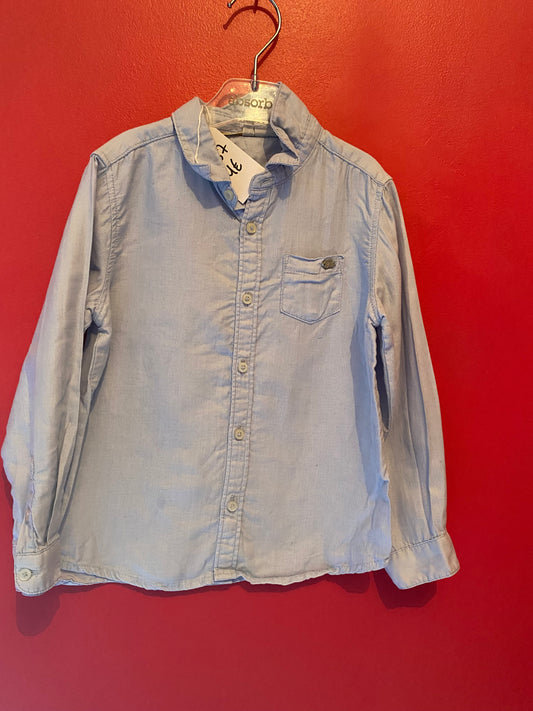Chemise Bébé Garçon FAGOTTINO – Rayée Bleu – 24/36 Mois