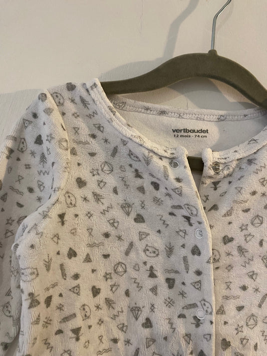Pyjama grenouillère Vertbaudet - 12 mois (74 cm)