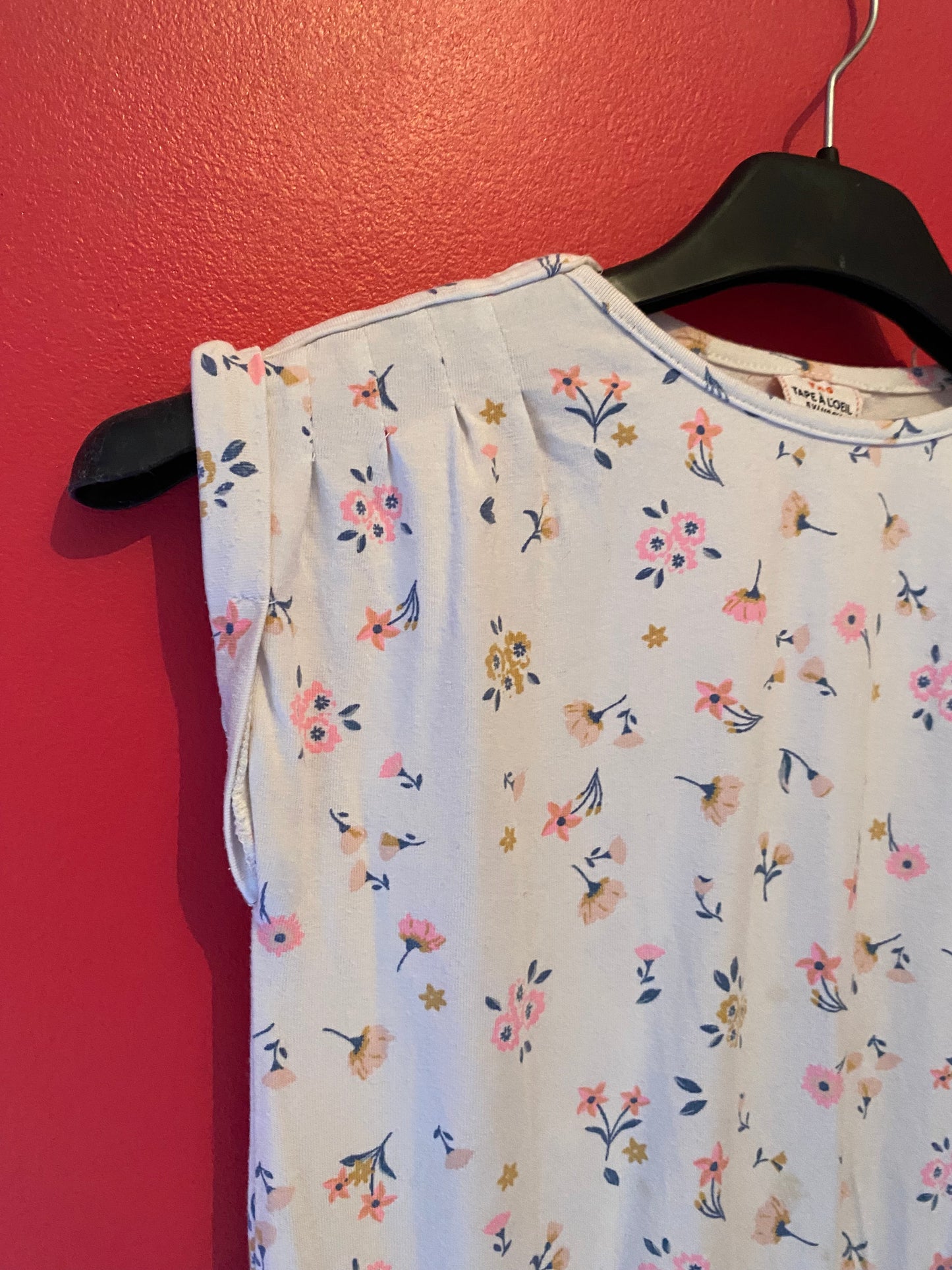 Robe crème à fleurs – Tape à l’œil – 5 ans