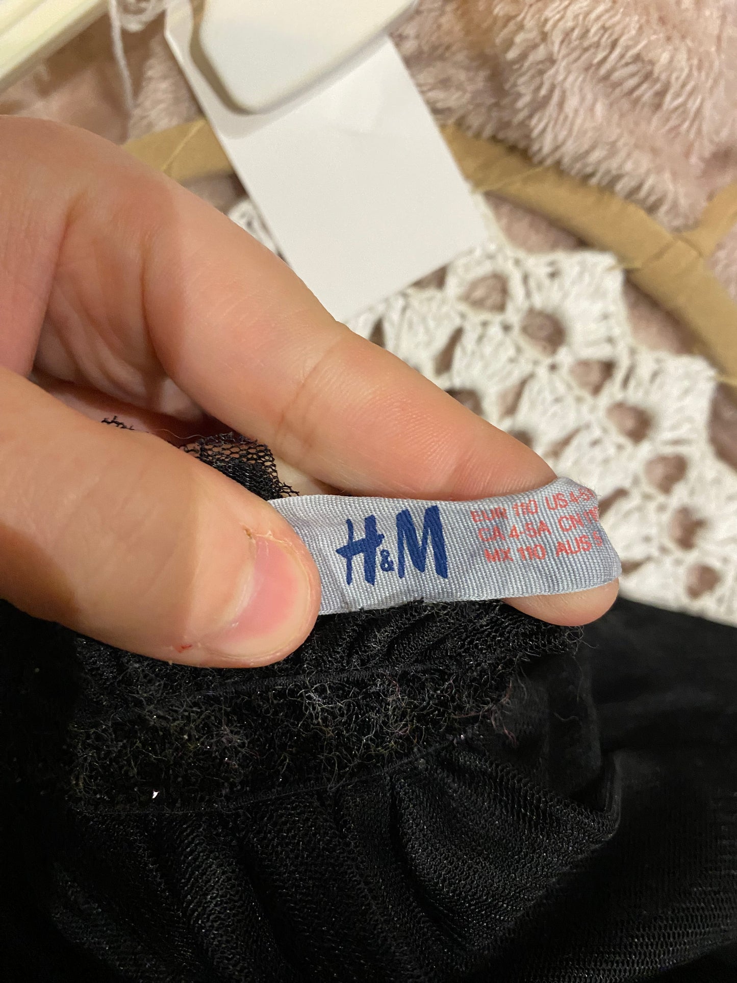 jupe en tulle noire – 4/5 ans – H&M