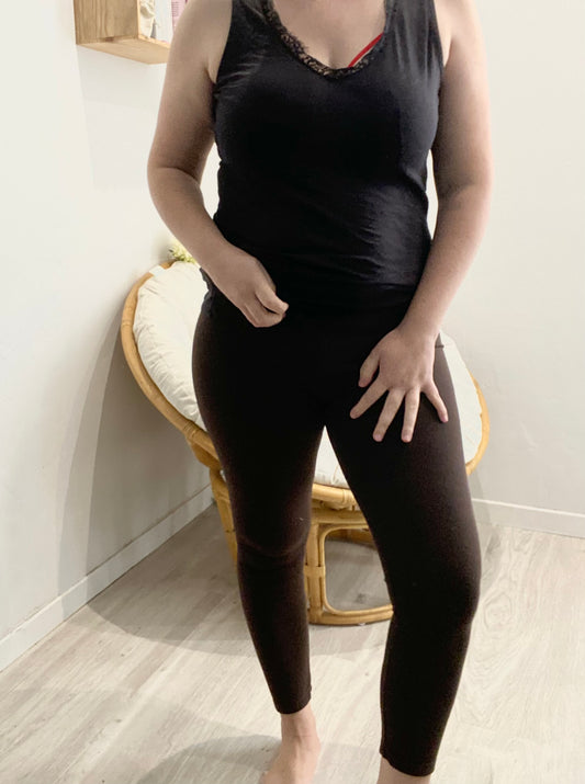 Legging marron XS