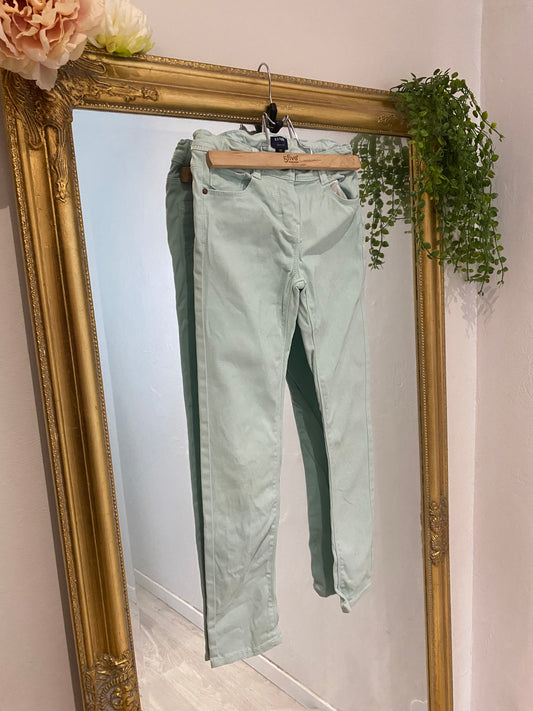 Pantalon turquoise 8 ans