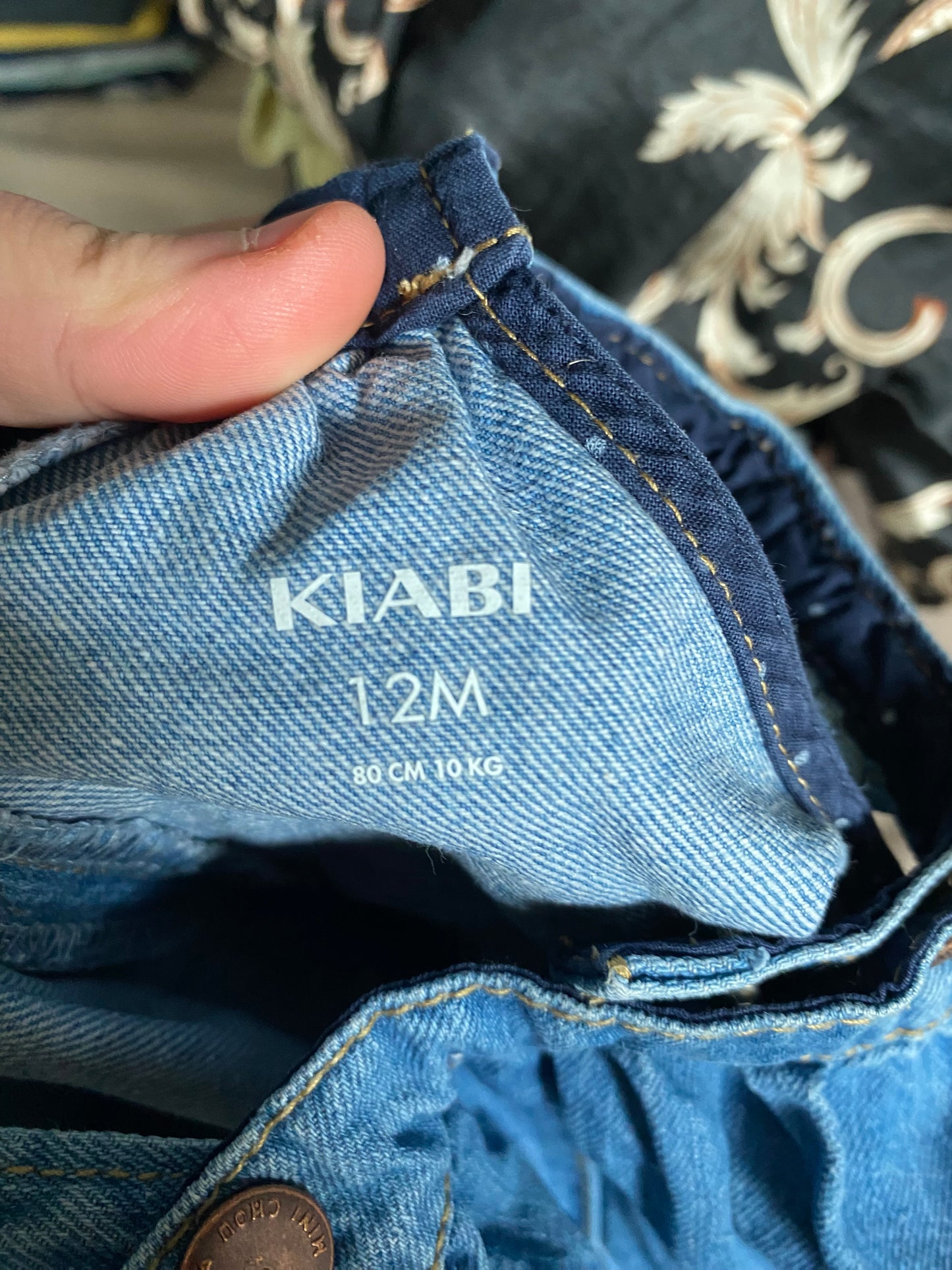 T-shirt manches longues lilas In Extenso avec col volanté - 18 mois