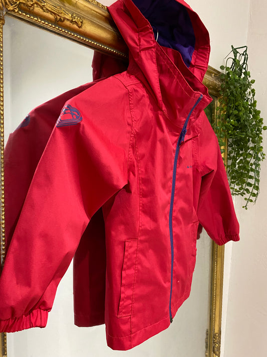 Kway fuschia 4ans