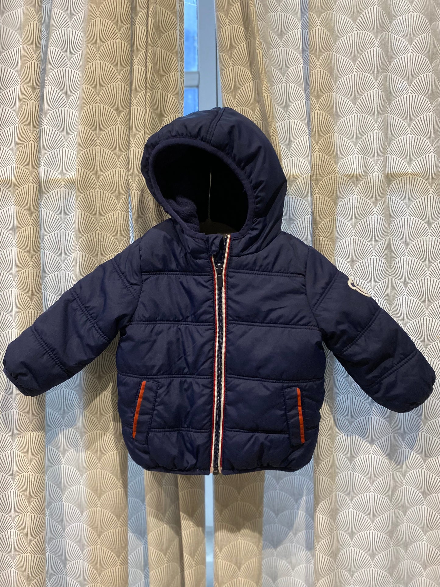 🌧️ Doudoune marine – Pat et Ripaton – 9 mois