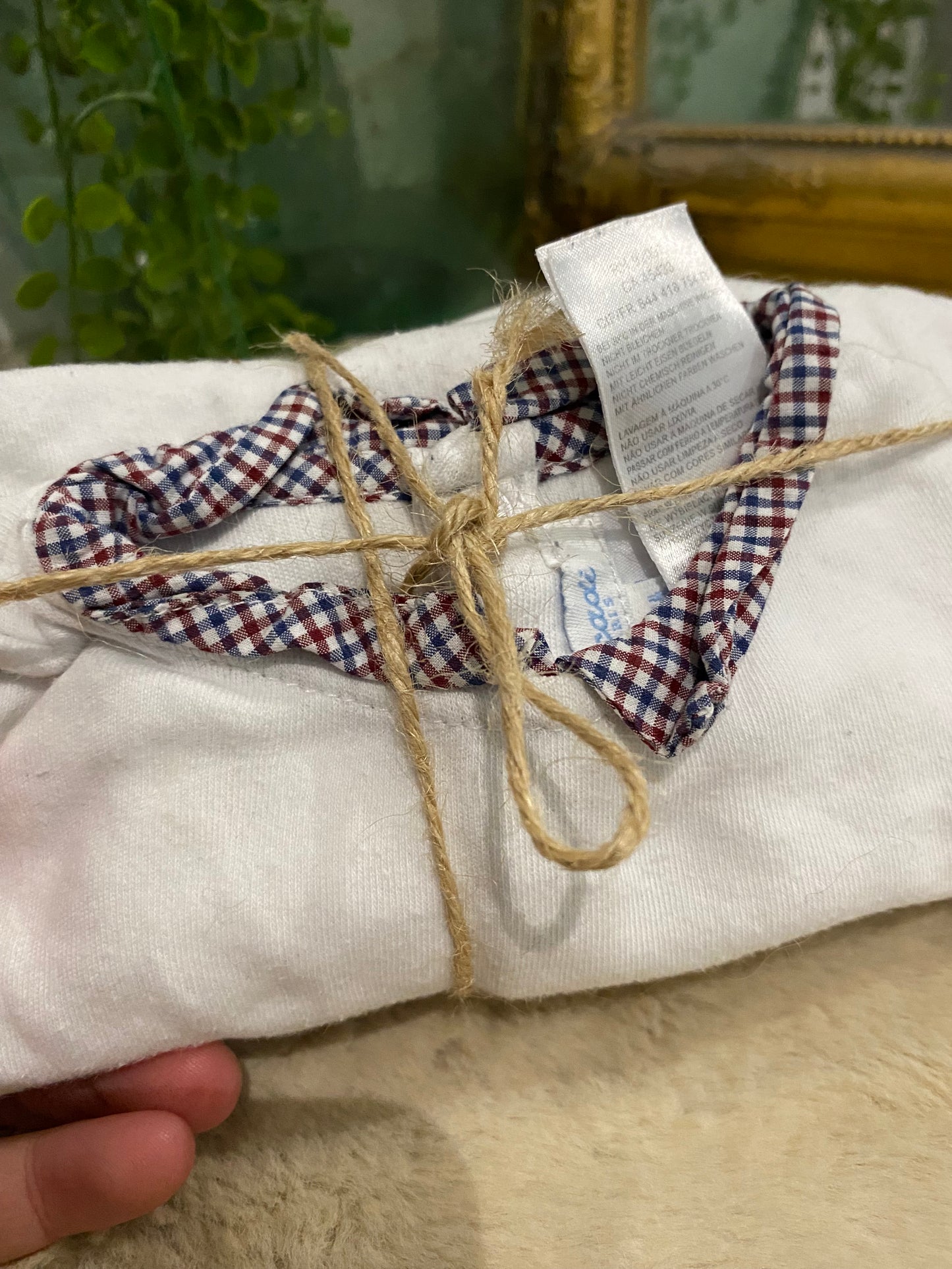 Lot de 2 bodies bébé à col – Blanc – 6 mois – JACADI