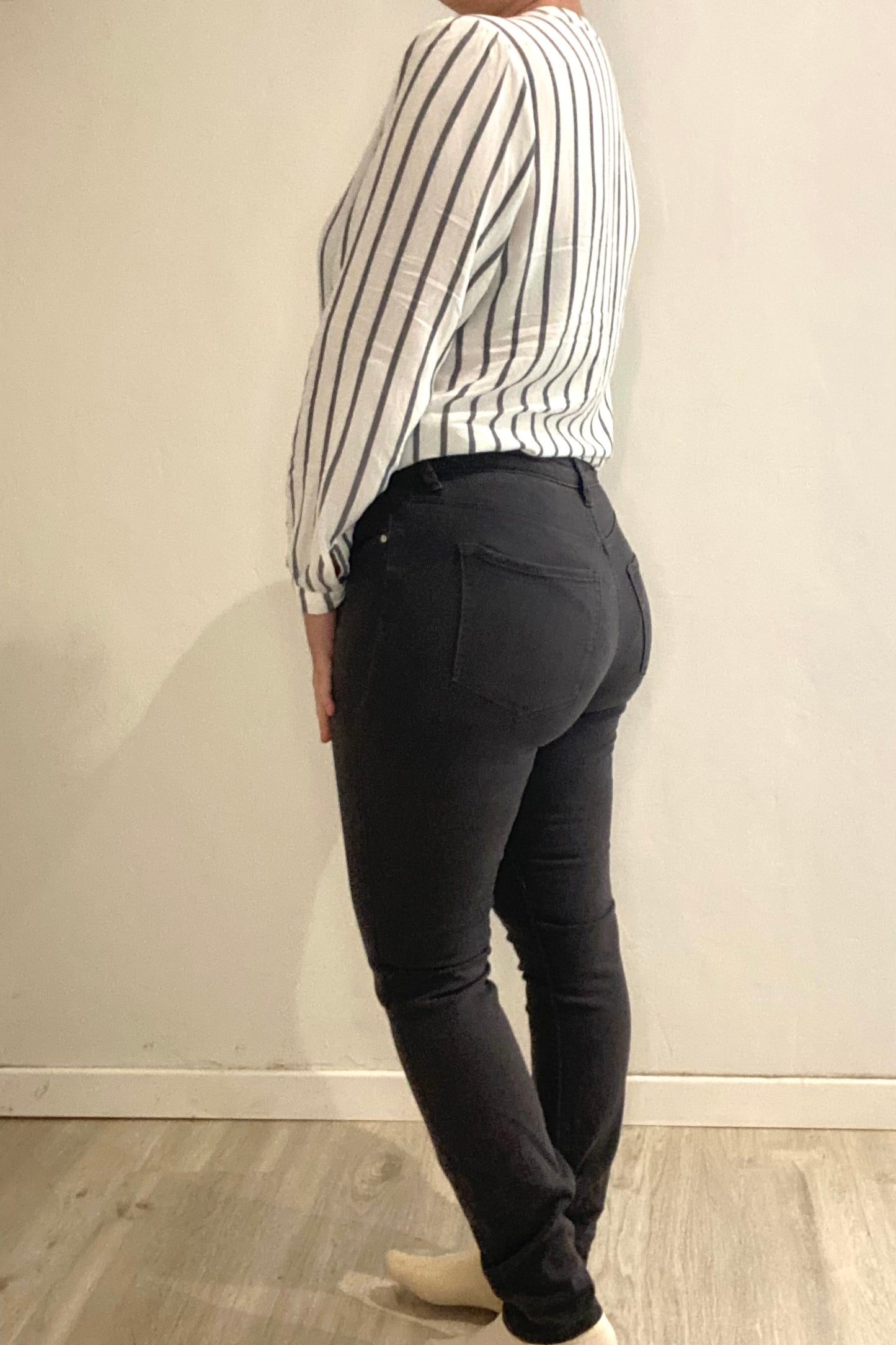 Jean slim gris