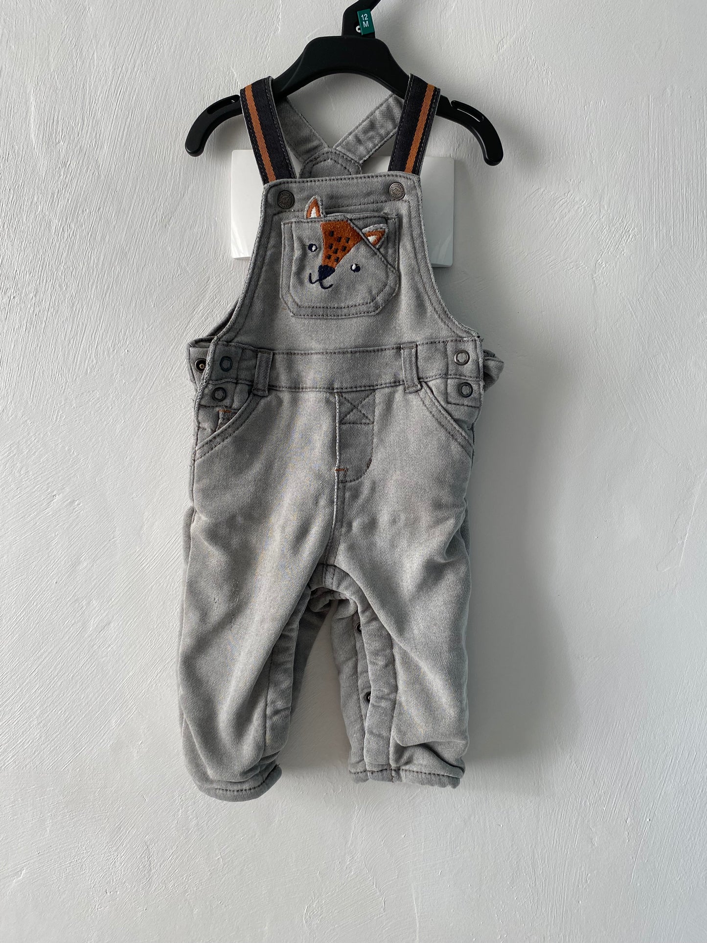 Salopette effet jean grise doublée polaire – 9 mois – Orchestra