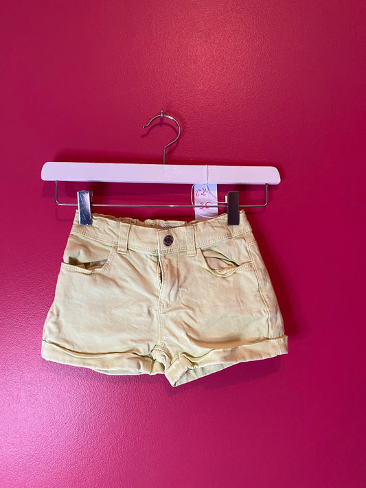 Short jaune 7 ans