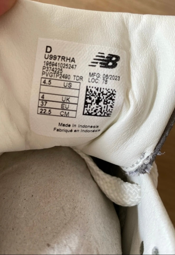 New Balance grises – Taille 37 – neuves avec boîte