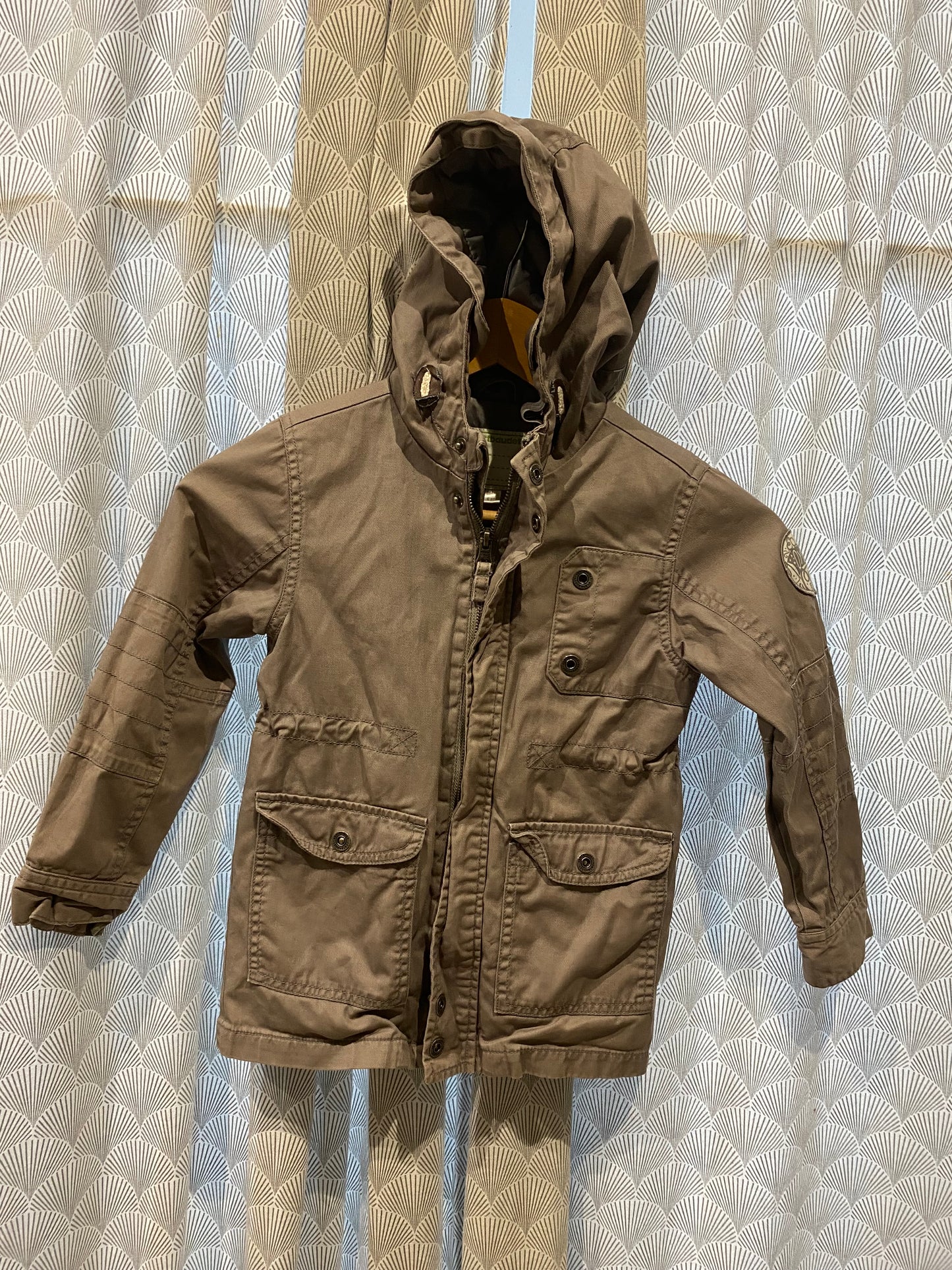 🧥 Veste marron mi-saison – Vertbaudet – 6 ans