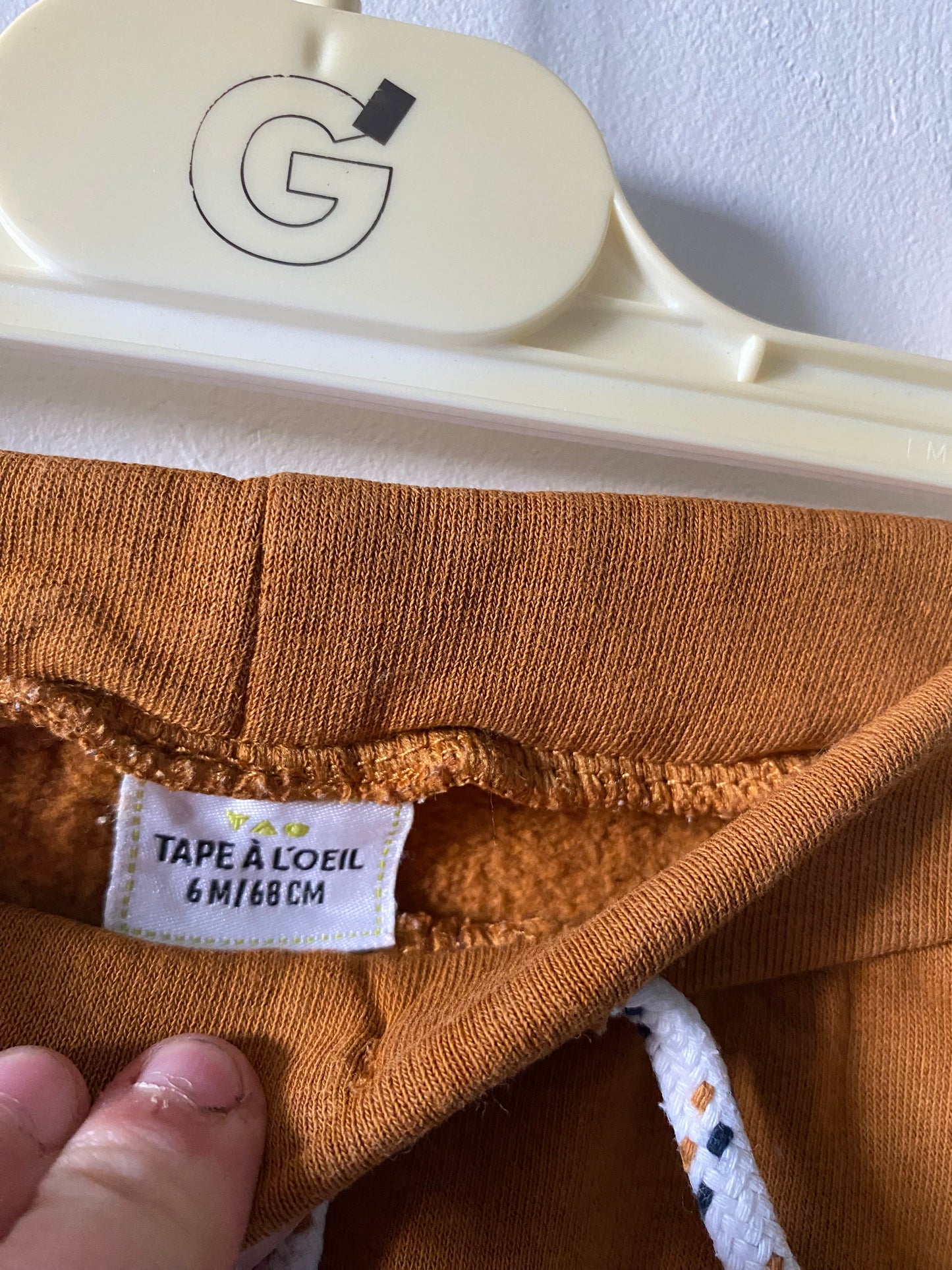 Pantalon Jogger Doublé TAO - Moutarde (6 mois)